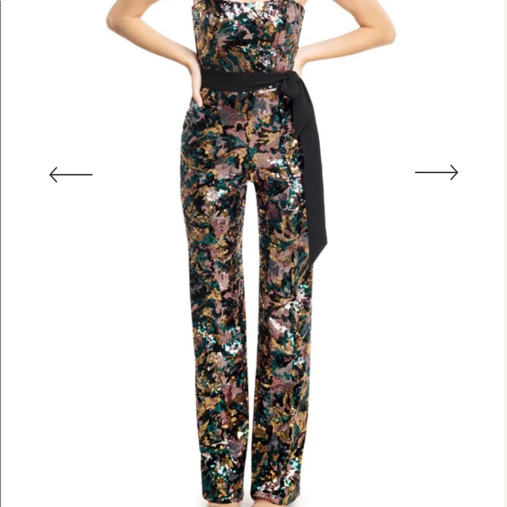 NWOT Andy Sequin Jumpsuit